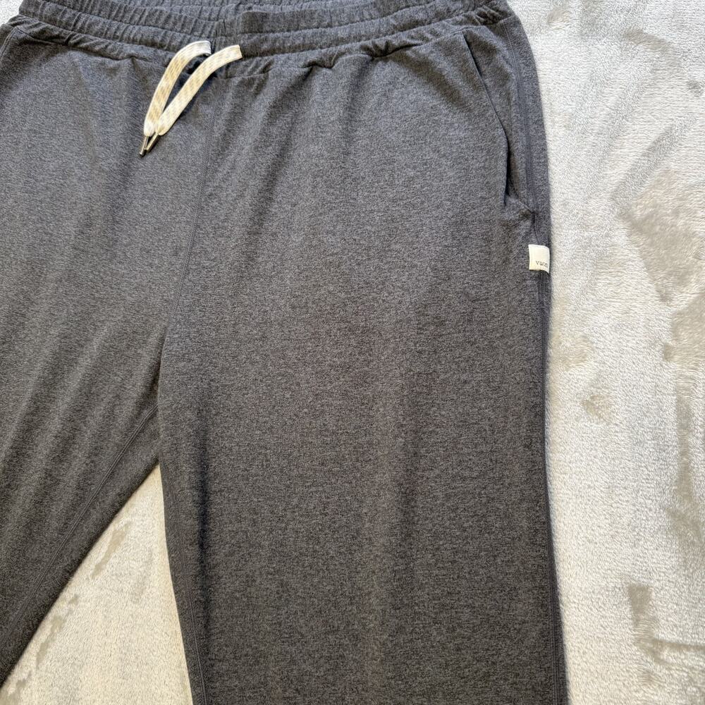 Vuori Ponto Performance Pants Mens Large Gray Joggers Sweatpants Athletic Lounge - Picture 8 of 8